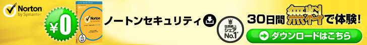 ノートン体験板バナー